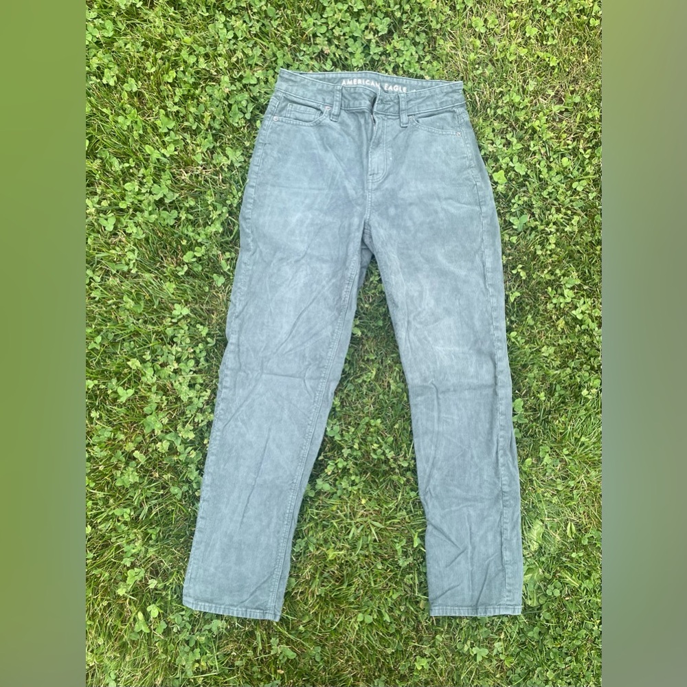 American Eagle Outfitters Corduroy Pants in Gray